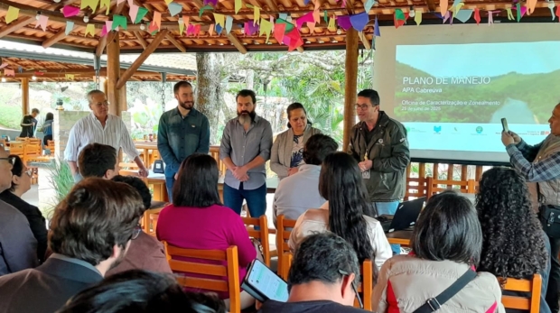 Construindo juntos o zoneamento e as diretrizes que vão guiar a proteção ambiental da APA Cabreúva. O trabalho segue firme, com escuta, técnica e colaboração!  Foto: Prefeitura de Cabreúva (Redes Sociais/Reprodução)