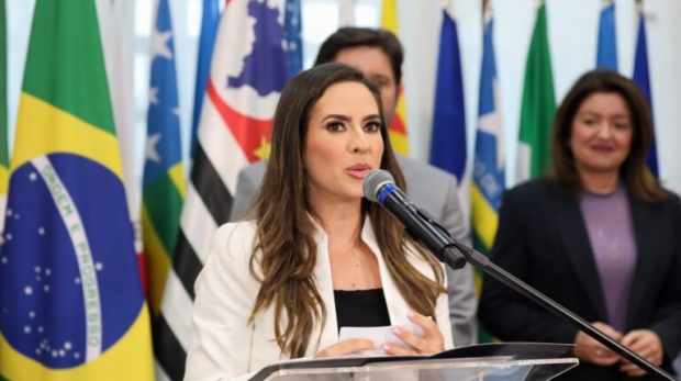 Uma nova força feminina chega à Alesp! Camila Godoi assume mandato e fortalece a bancada do PSB com representatividade e experiência política. Foto: Bruna Sampaio/Alesp