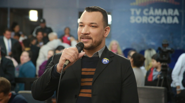 Vereador Dylan Dantas. Foto: Câmara de Sorocaba
