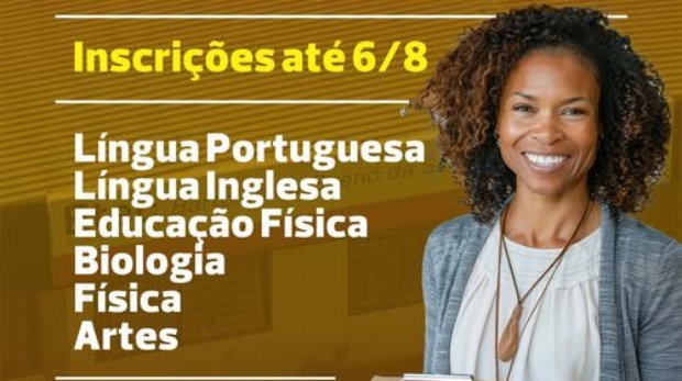 Tem paixão por ensinar? A ETEC Bartolomeu da Silva está com vagas abertas para novos docentes! Inscreva-se até 6 de agosto. Arte: Prefeitura De Santana De Parnaíba (Redes Sociais/Reprodução)