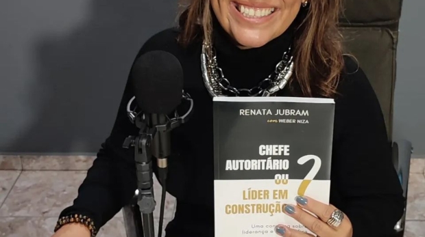 Reflexão e transformação na liderança!
A psicóloga e professora Renata Jubram lança seu novo livro que propõe um olhar mais humano e eficiente sobre gestão de pessoas. Foto: Divulgação