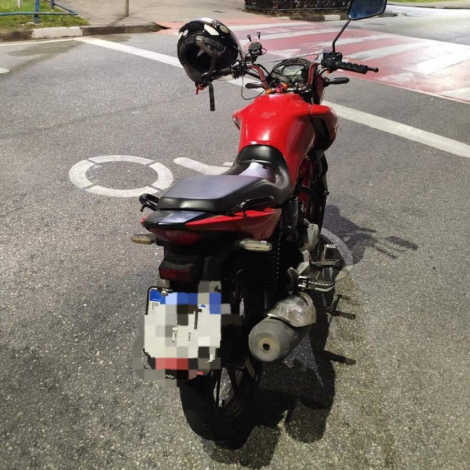 A tecnologia aliada ao patrulhamento atento tirou das ruas mais um veículo furtado que circulava impunemente. Foto: GCM