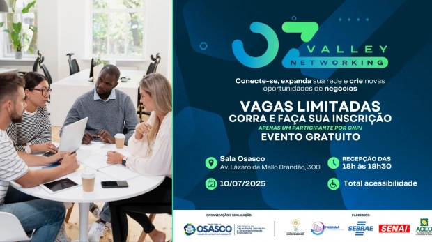 11ª edição do Oz Valley Networking reúne empresários e startups locais para troca de experiências e geração de negócios. Imagens: Divulgação/Setide