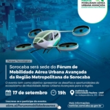 Carros voadores? Drones para transporte urbano? O futuro da mobilidade está mais próximo do que você imagina — e começa em Sorocaba, no Fórum que reunirá especialistas do Brasil e do mundo. Foto: Prefeitura de Sorocaba