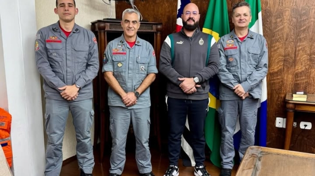 Mairinque avança na instalação do Corpo de Bombeiros Militar e reforça compromisso com a segurança pública. Foto: Prefeitura De Mairinque