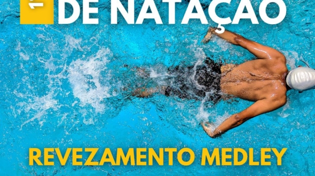 Atletas entram na água para a 1ª Etapa do Circuito Bandeirantes de Natação, no Complexo Esportivo Max Santana.    Revezamento Medley promete abrir a competição com emoção, estratégia e espírito de equipe. Foto: Prefeitura De Santana De Parnaíba (Redes Sociais/Reprodução)