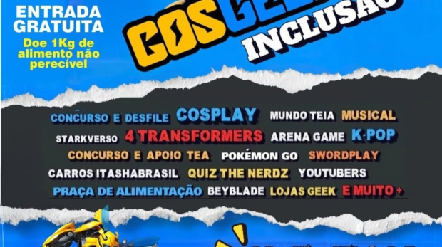 COSGEEK Inclusão chega a Santana de Parnaíba com cultura geek, diversão e acessibilidade