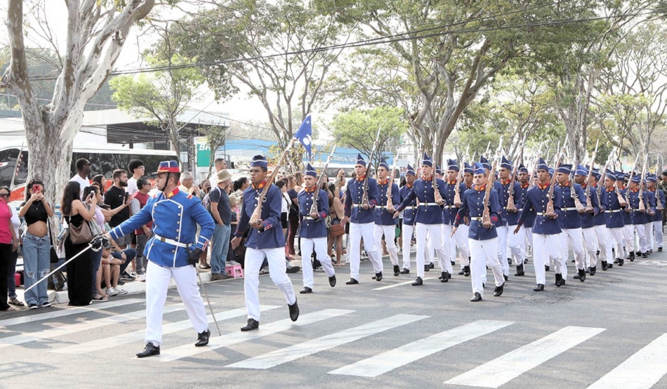 Semana da Pátria e atos cívicos celebram a independência e reforçam a união da comunidade ituana. Desfile Cívico do 7 de Setembro volta ao Pirapitingui após anos sem realização, resgatando a tradição e o civismo em Itu. Foto: Prefeitura De Itu