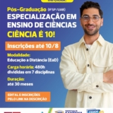 Professores em formação durante o encontro presencial da pós-graduação em Ensino de Ciências no IFSP – Campus São Paulo. Curso gratuito e a distância forma educadores para fortalecer o ensino de Ciências da Natureza na Educação Básica. Foto: Prefeitura De Santana De Parnaíba (Redes Sociais/Reprodução)