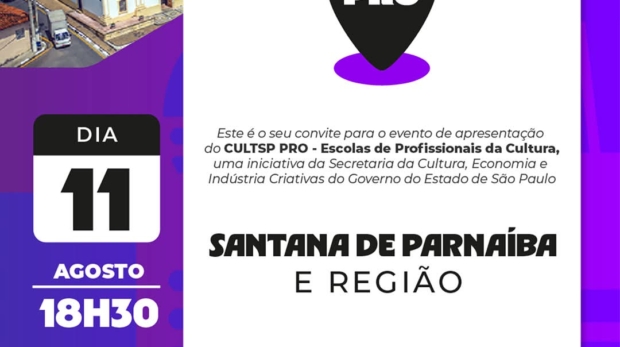 Masterclass do programa CULTSP PRO reúne artistas e agentes culturais em Santana de Parnaíba para discutir formação, oportunidades e o futuro da cultura paulista. Foto: Prefeitura De Santana De Parnaíba (Redes Sociais/Reprodução)