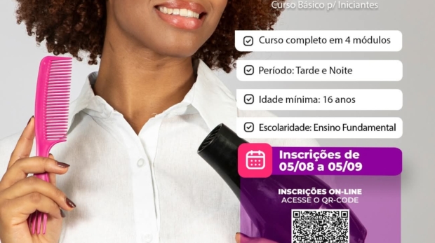 Curso de Cabeleireiro Unissex oferece formação gratuita e prática para iniciantes em Araçariguama. Participantes aprendem técnicas modernas e tendências do universo da beleza durante as aulas presenciais. Foto: Prefeitura De Araçariguama (Redes Sociais/ Reprodução)