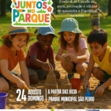  🌞🏰 Areia, sol e sorrisos! Os pequenos arquitetos colocaram a mão na massa e criaram castelos de areia cheios de imaginação no “Juntos no Parque! Foto: Secretaria De Esportes De Santana De Parnaíba - SMAFEL (Redes Sociais/Reprodução)