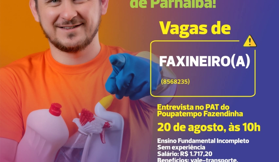 Com apoio da Prefeitura, candidatos têm acesso facilitado a oportunidades no mercado de trabalho local. Foto: Prefeitura De Santana De Parnaíba (Redes Sociais/ Reprodução)