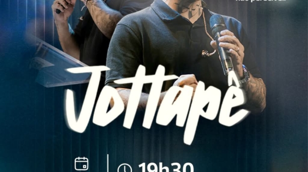 Jottapê se apresenta na Arena de Eventos com sua nova fase musical voltada à fé cristã Foto: Prefeitura De Santana De Parnaíba (Redes Sociais/ Reprodução)