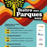 Bonecos que encantam e arte em movimento! O Teatro nos Parques transforma o Parque da Mina em palco para espetáculos gratuitos como “Circus – A Nova Tournée”, da Cia Circo de Bonecos, e “O Concerto da Lona Preta”, da Trupe Lona Preta, com música, palhaçaria e muita imaginação para toda a família. Foto: Prefeitura De Araçariguama (Redes Sociais) Reprodução)