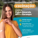 População participa da ação especial de vacinação promovida pela Prefeitura de Barueri, com foco na prevenção contra Febre Amarela, HPV e Sarampo. Foto: Prefeitura De Barueri ( Redes Sociais/ Reprodução)