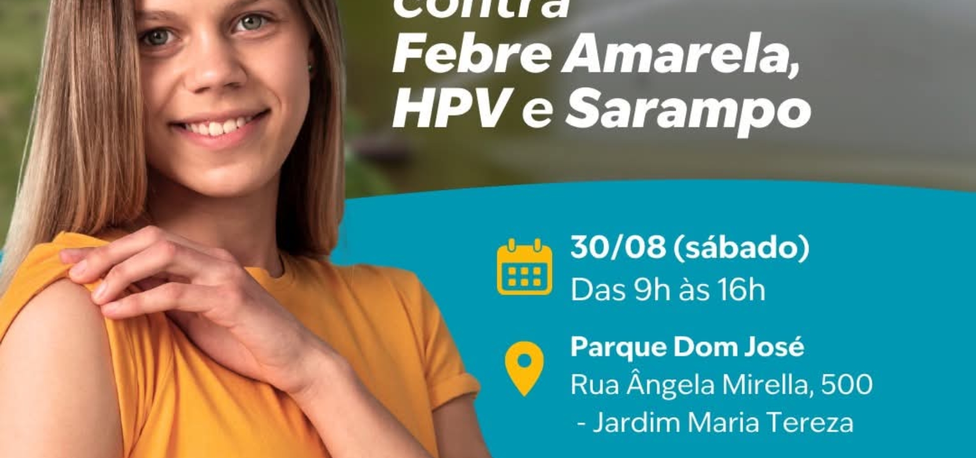 População participa da ação especial de vacinação promovida pela Prefeitura de Barueri, com foco na prevenção contra Febre Amarela, HPV e Sarampo. Foto: Prefeitura De Barueri ( Redes Sociais/ Reprodução)