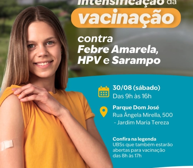 População participa da ação especial de vacinação promovida pela Prefeitura de Barueri, com foco na prevenção contra Febre Amarela, HPV e Sarampo. Foto: Prefeitura De Barueri ( Redes Sociais/ Reprodução)