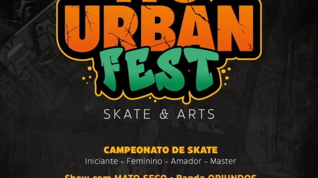 ITU URBAN FEST acontece no dia 17/08 e reúne skate, música, arte e cultura de rua em um só lugar! Arte: Prefeitura De Itu (Redes Sociais/Reprodução)