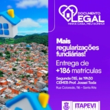 Segurança jurídica e dignidade garantidas! Moradores de Santa Rita comemoram a conquista do título definitivo de suas residências. Emoção e conquista: mais 186 famílias de Itapevi agora têm suas casas regularizadas com a entrega das matrículas pelo programa Documento Legal – Minha Casa, Meu Sonho! 🏠💜 Foto: Prefeitura De Itapevi (Redes Sociais/Reprodução)
