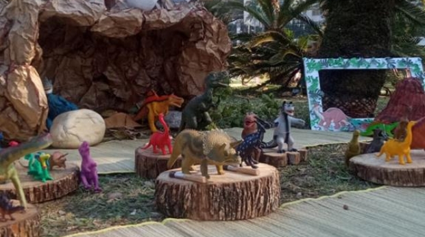 Parque dos Dinossauros transforma o Parque Municipal Dom José em cenário jurássico para crianças até 7 de agosto - Foto: Prefeitura De Barueri