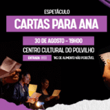 Espetáculo “Cartas para Ana” emociona e conscientiza o público sobre a violência doméstica durante a campanha Agosto Lilás em Cajamar. Foto: Prefeitura De Cajamar