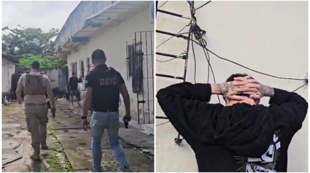Polícia Civil de São Paulo prendeu um homem nesta segunda-feira (25) acusado de fazer ameaças ao youtuber Felca. — Foto: Reprodução/Polícia Civil