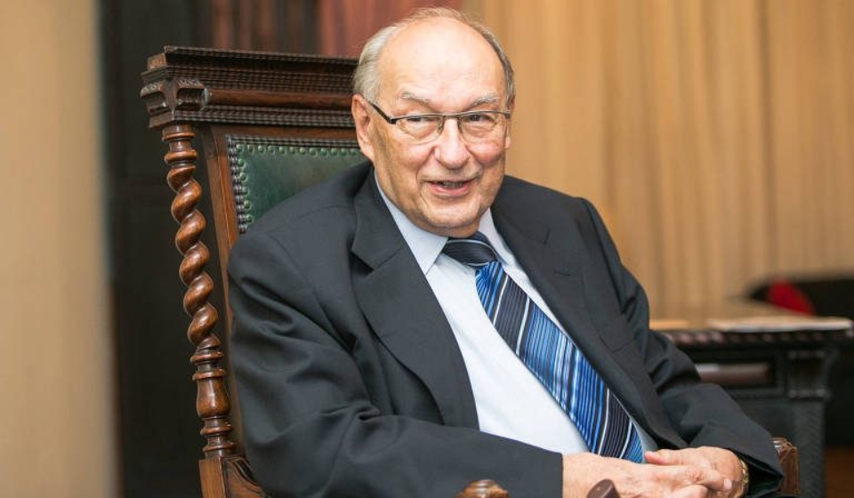 Ives Gandra da Silva Martins defende ação do setor privado como alternativa para mitigar os efeitos do "tarifaço" imposto pelos EUA.
(Foto: Andreia Tarelow)