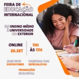Participe da Feira de Educação Internacional CI no dia 20 de setembro! 🌍 Palestras ao vivo, especialistas, +50 expositores, promoções exclusivas e tudo sobre estudar no exterior. Inscreva-se gratuitamente de qualquer lugar! Foto: Post de CI Intercâmbio (Redes Sociais/Reprodução)