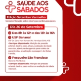 Cuidar do coração é um gesto de amor! ❤️ O Saúde aos Sábados levou atenção, prevenção e acolhimento ao Bananal neste Setembro Vermelho. Foto: Prefeitura De Cabreúva (Redes Sociais/Reprodução)