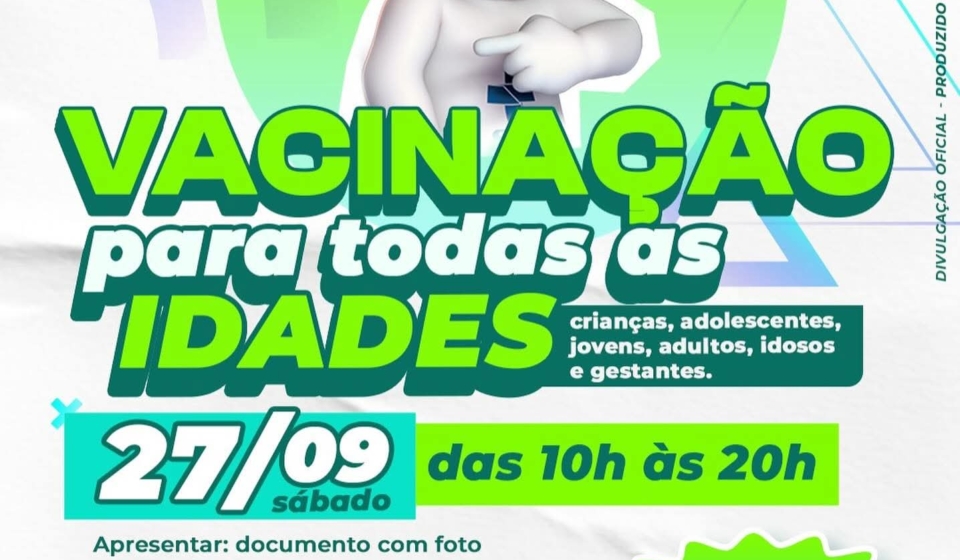População de Vargem Grande Paulista atualiza a caderneta de vacinação durante a Ação de Multivacinação realizada pela Prefeitura no Shopping Central Park. Foto: Prefeitura De Vargem Grande Paulista (Redes Sociais/Reprodução)