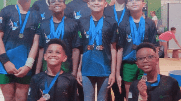 Jovens ginastas de Osasco brilham em Hortolândia e sobem ao pódio com garra, técnica e apoio essencial ao esporte de base! Foto: Divulgação 