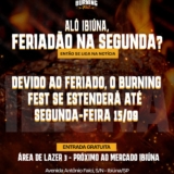Sabor, fumaça e música boa: o Burning Fest transformou Ibiúna no verdadeiro paraíso dos amantes do churrasco! Foto: Divulgação 