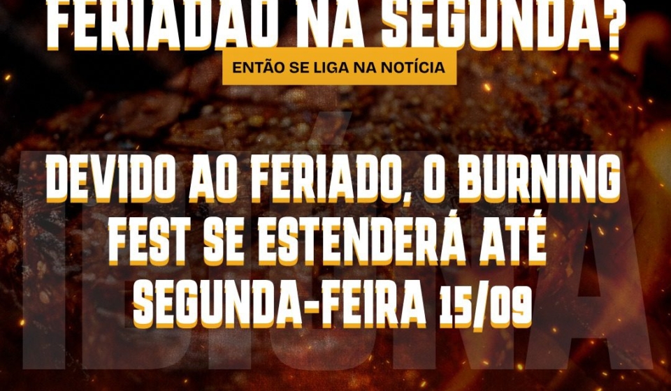 Sabor, fumaça e música boa: o Burning Fest transformou Ibiúna no verdadeiro paraíso dos amantes do churrasco! Foto: Divulgação 