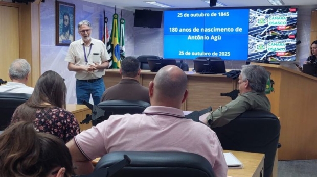 180 Anos De Antônio Agù: Frente Parlamentar Nossa História quer homenagear o fundador de Osasco. Foto: Câmara De Osasco 