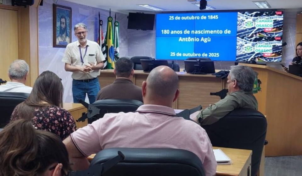 180 Anos De Antônio Agù: Frente Parlamentar Nossa História quer homenagear o fundador de Osasco. Foto: Câmara De Osasco 