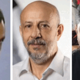 Marcola (à esquerda) foi preso antes dos anos 2000 pela equipe do então delegado Ruy Ferraz Fontes (ao centro), que coordenou em 2020 força-tarefa da polícia de SP para tentar prender André do Rap, também do PCC — Foto: Reprodução/Arquivo
