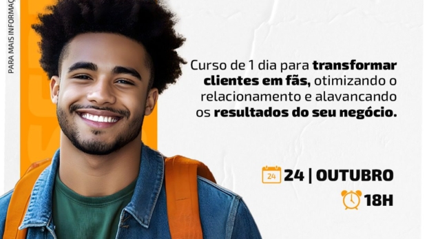 Participe do curso gratuito do SEBRAE em Jandira e aprenda estratégias para melhorar o relacionamento com seus clientes. Foto: Prefeitura De Jandira (Redes Sociais/Reprodução)