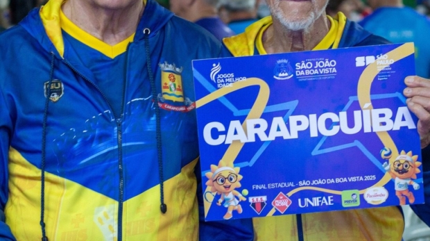 Nossos atletas da melhor idade mostraram que superação não tem limite! 💪🏆
Carapicuíba brilhou na final estadual dos Jogos da Melhor Idade em São João da Boa Vista. Foto: Prefeitura De Carapicuíba (Redes Sociais/Reprodução)