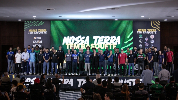 Lançamento oficial do NBB CAIXA 2025-2026. - Foto: Fabrício Miguel/LNB
