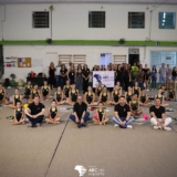 Entrega de materiais da Ginástica Rítmica reúne atletas, autoridades e familiares no Ginásio de Osasco. Foto: Divulgação