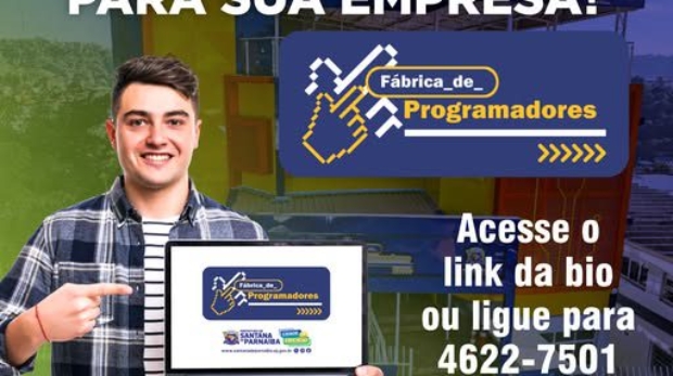 Sua empresa pode contar com profissionais qualificados e preparados para o futuro digital. Contrate um programador formado pelo Fábrica de Programadores! Foto: Prefeitura De Araçariguama (Redes Sociais/Reprodução)