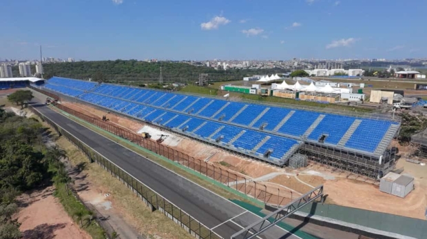Da França a Interlagos: as arquibancadas que vibraram nas Olimpíadas de Paris agora recebem os fãs da velocidade no GP de São Paulo Divulgação: GL event Live