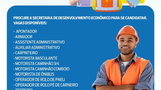 Oportunidade à vista! O PAT de Ibiúna está com diversas vagas abertas para diferentes áreas e níveis de qualificação. Procure o PAT e conquiste seu emprego - Foto: Prefeitura De Cabreúva (Redes Sociais/Reprodução)