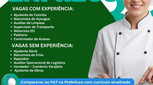 Munícipes conferem as novas oportunidades de emprego disponíveis no PAT de Vargem Grande Paulista. Foto: Prefeitura De Vargem Grande Paulista - VGP (Redes Sociais /Reprodução)