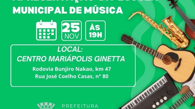 A música que nasce na dedicação dos alunos e emociona toda a cidade. Arte: Prefeitura De Vargem Grande Paulista (VGP)