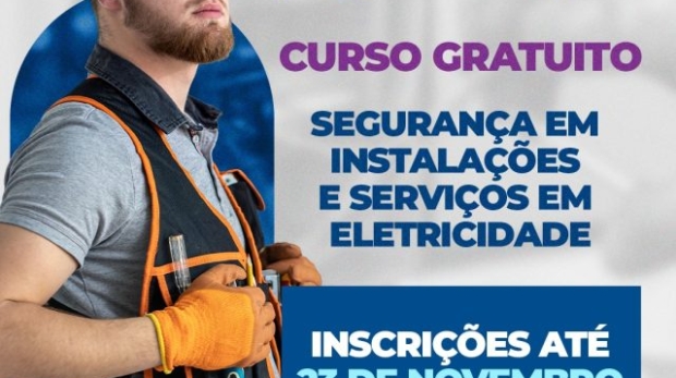 Instrutores do SENAI durante aula prática do curso NR 10, garantindo conhecimento e segurança aos participantes. Foto: Prefeitura De São Roque