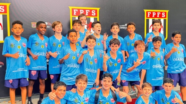 Com garra e união, o Audax Sub-12 chega à final do Paulista e encara o Palmeiras em busca do título estadual. Foto: Divulgação