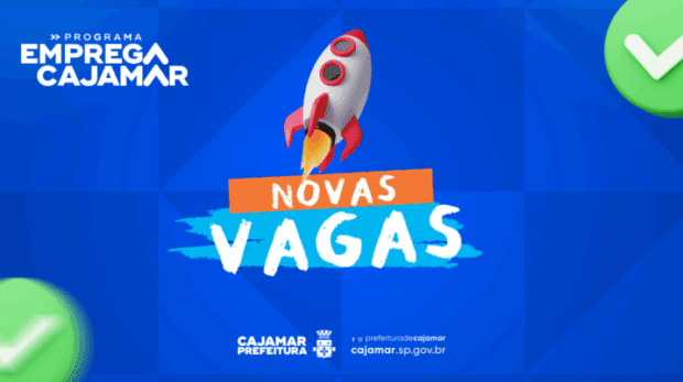 Oportunidade é agora — venha construir seu futuro com o Emprega Cajamar! Foto: Prefeitura De Cajamar