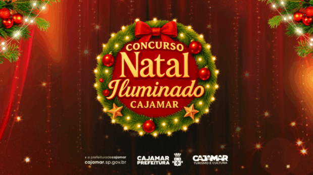 Sua decoração pode brilhar mais forte neste Natal! Foto: Prefeitura De Cajamar